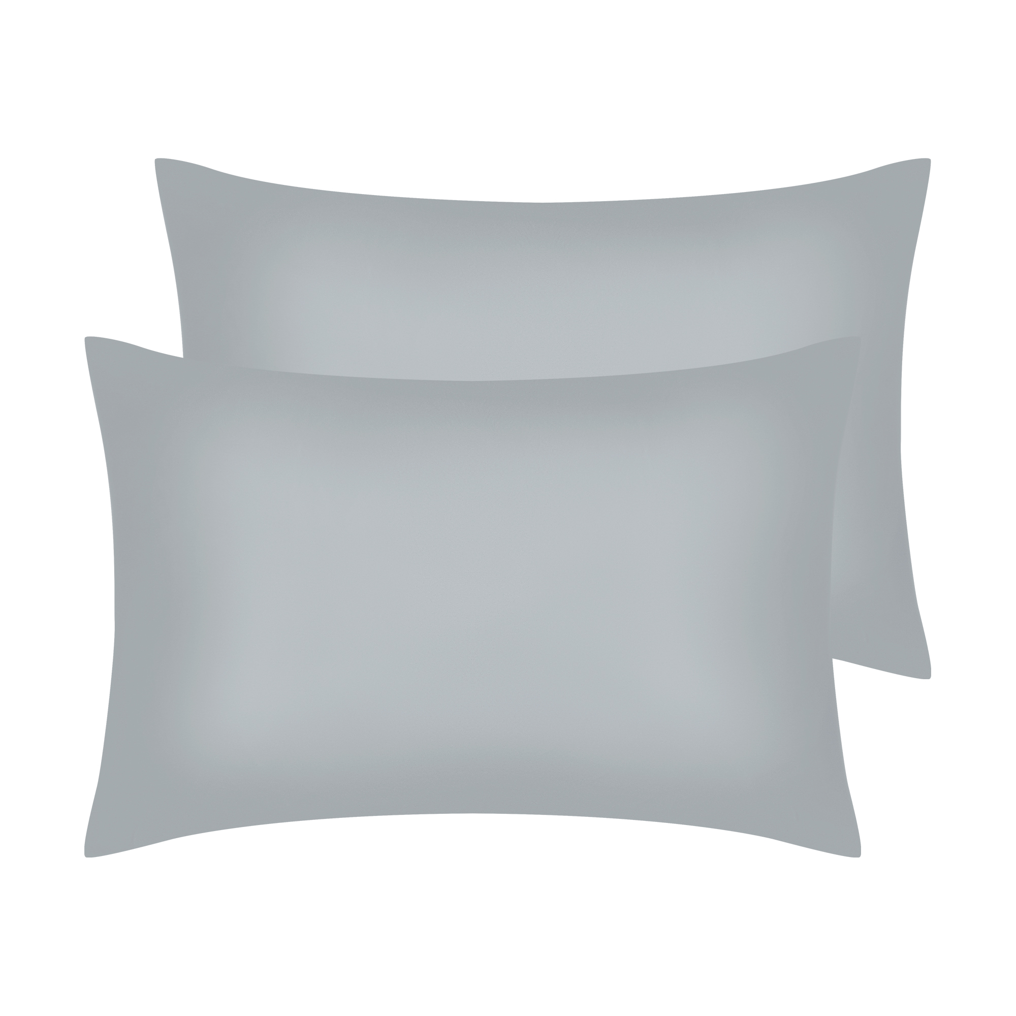 Unique Bargains Satin Pillow Case Cooling Pillowcases with Envelope Closure Queen Gray