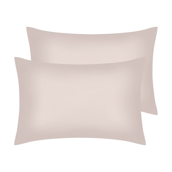 Unique Bargains Satin Pillow Case Cooling Pillowcases with Envelope Closure Queen Khaki