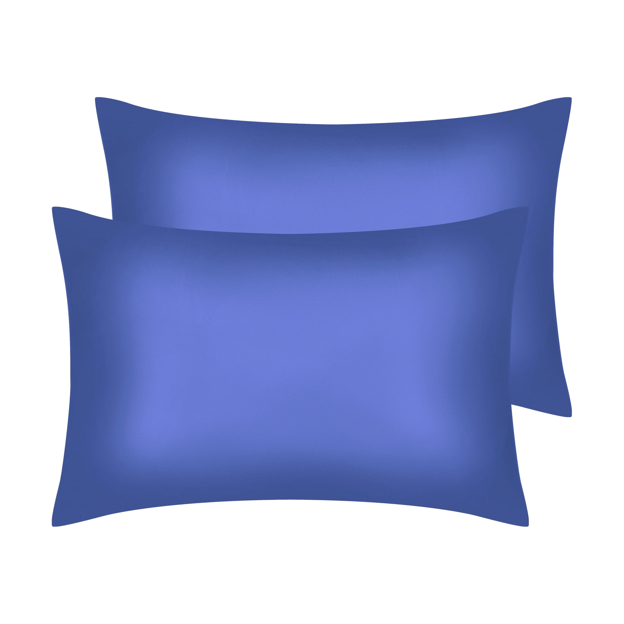 Unique Bargains Satin Pillow Case Cooling Pillowcases with Envelope Closure Queen Navy