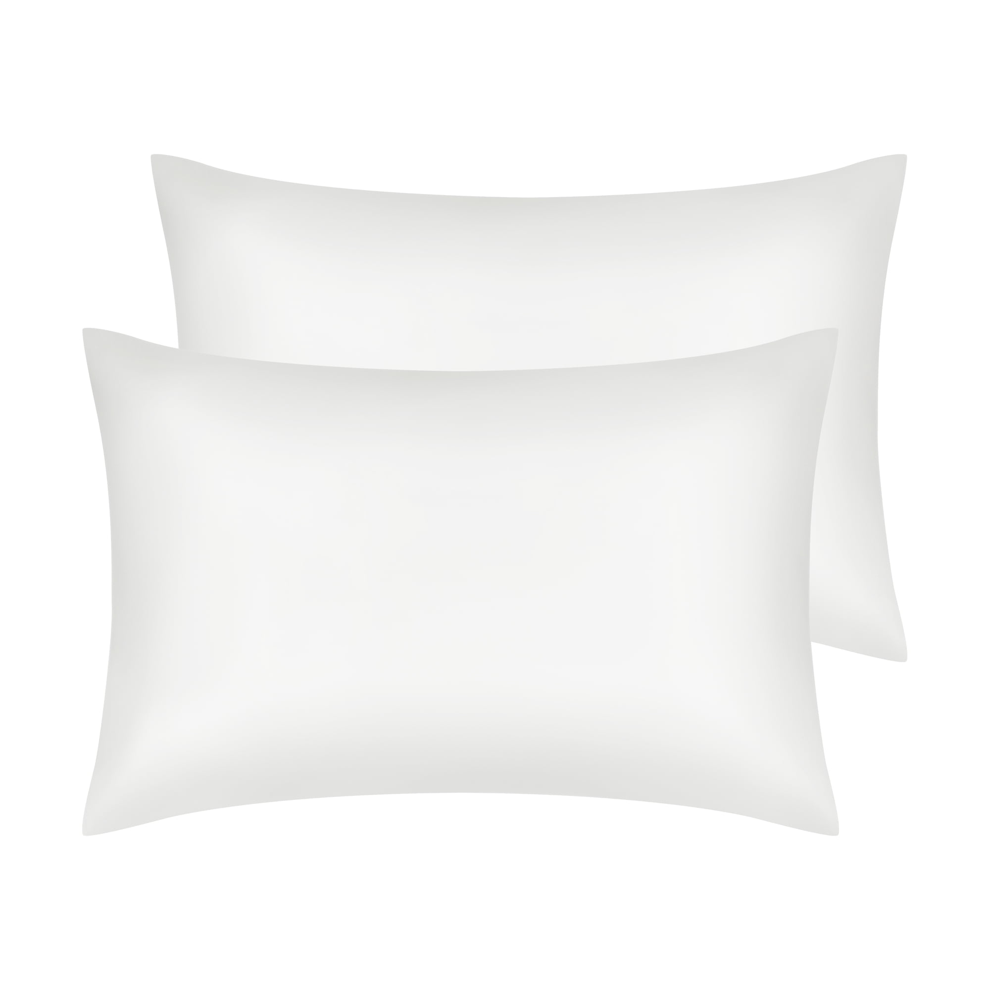 Unique Bargains Satin Pillow Case Cooling Pillowcases with Envelope Closure Queen White