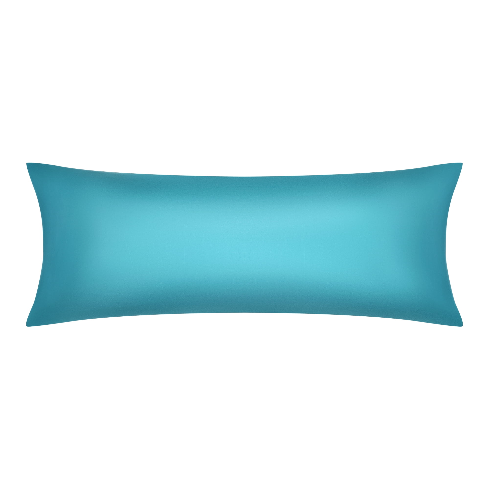 Unique Bargains Satin Pillow Cases Set of 2 Cooling Pillow Covers Blue Green