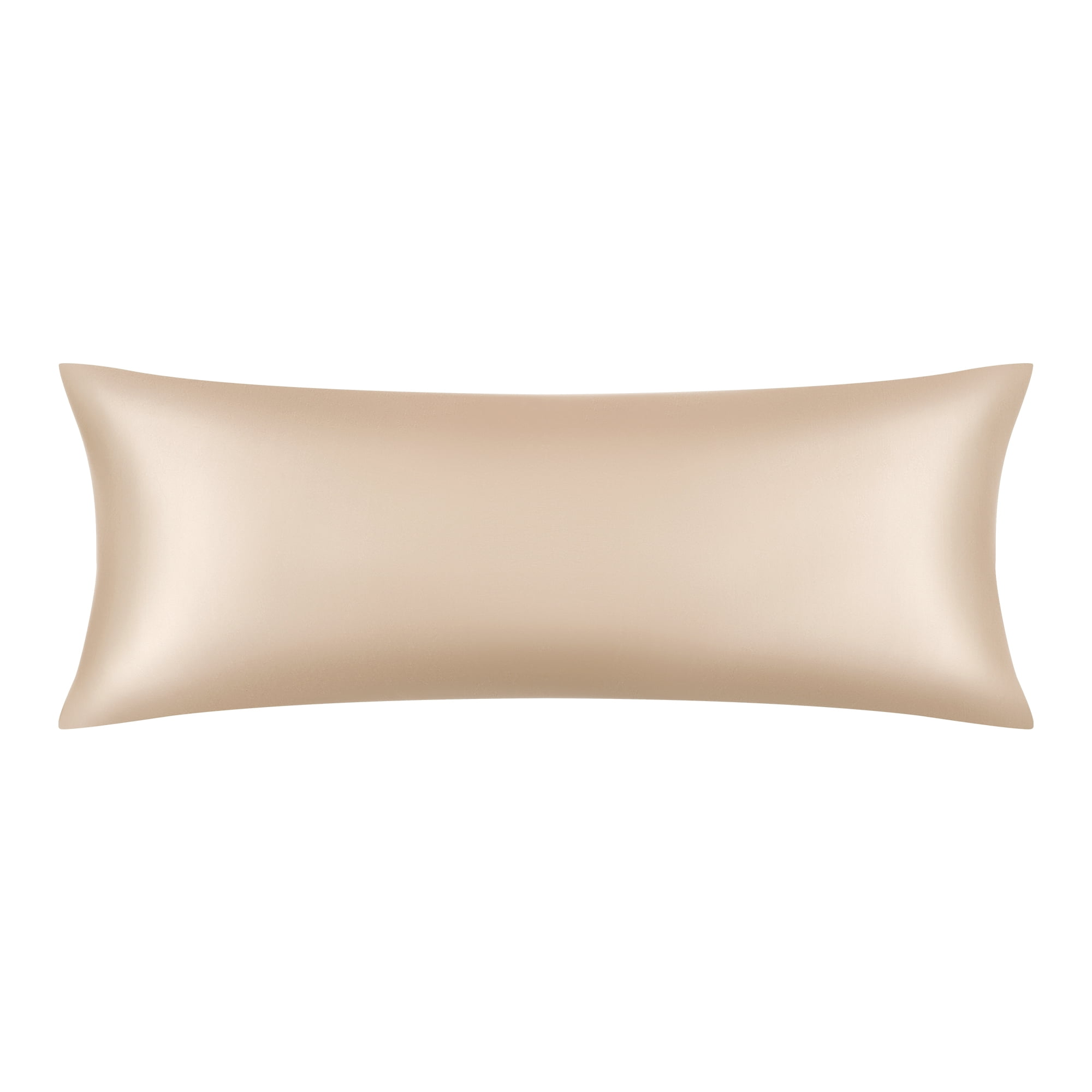 Unique Bargains Satin Pillow Cases Set of 2 Cooling Pillow Covers Khaki