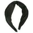 thumbnail image 1 of Unique Bargains Satin Twist Headband Hairband for Women 1.2 Inch Wide Black, 1 of 7