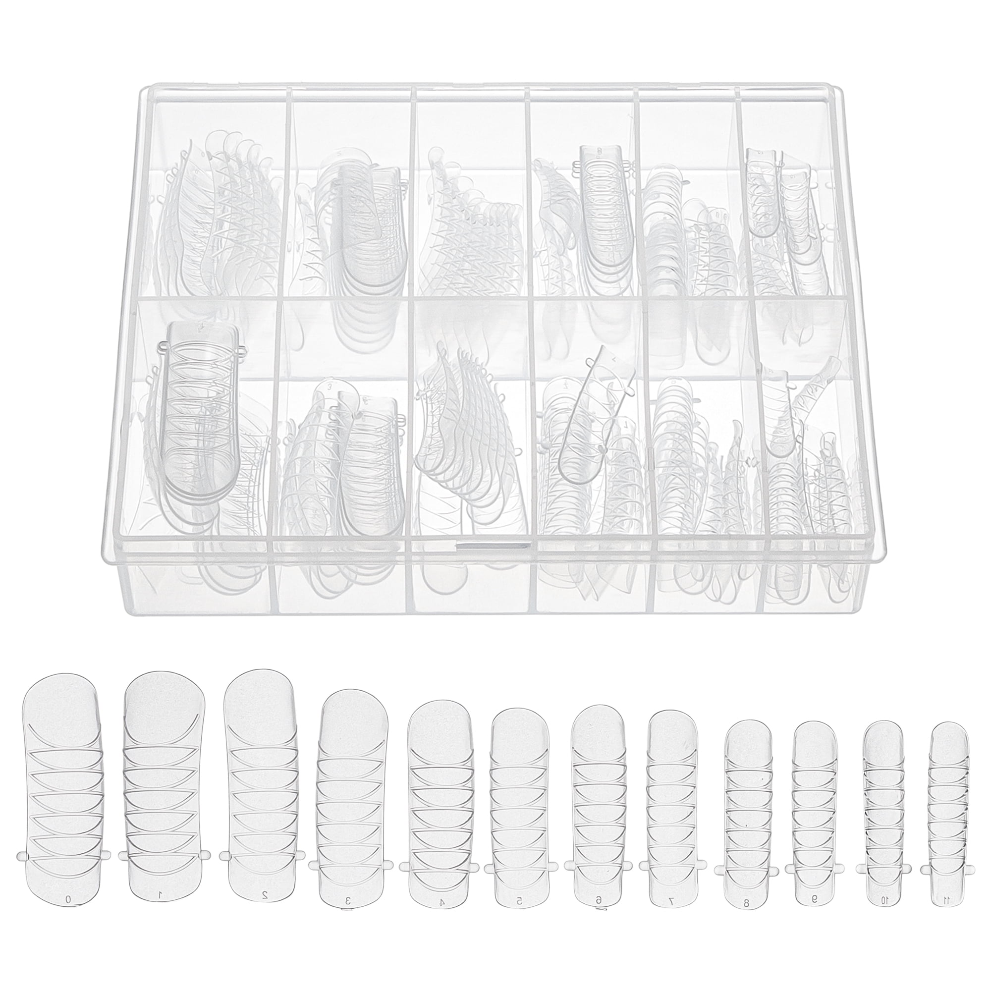 Unique Bargains Scale Faux Crystal Extension Fake Nails 120 Pcs [JM-15]