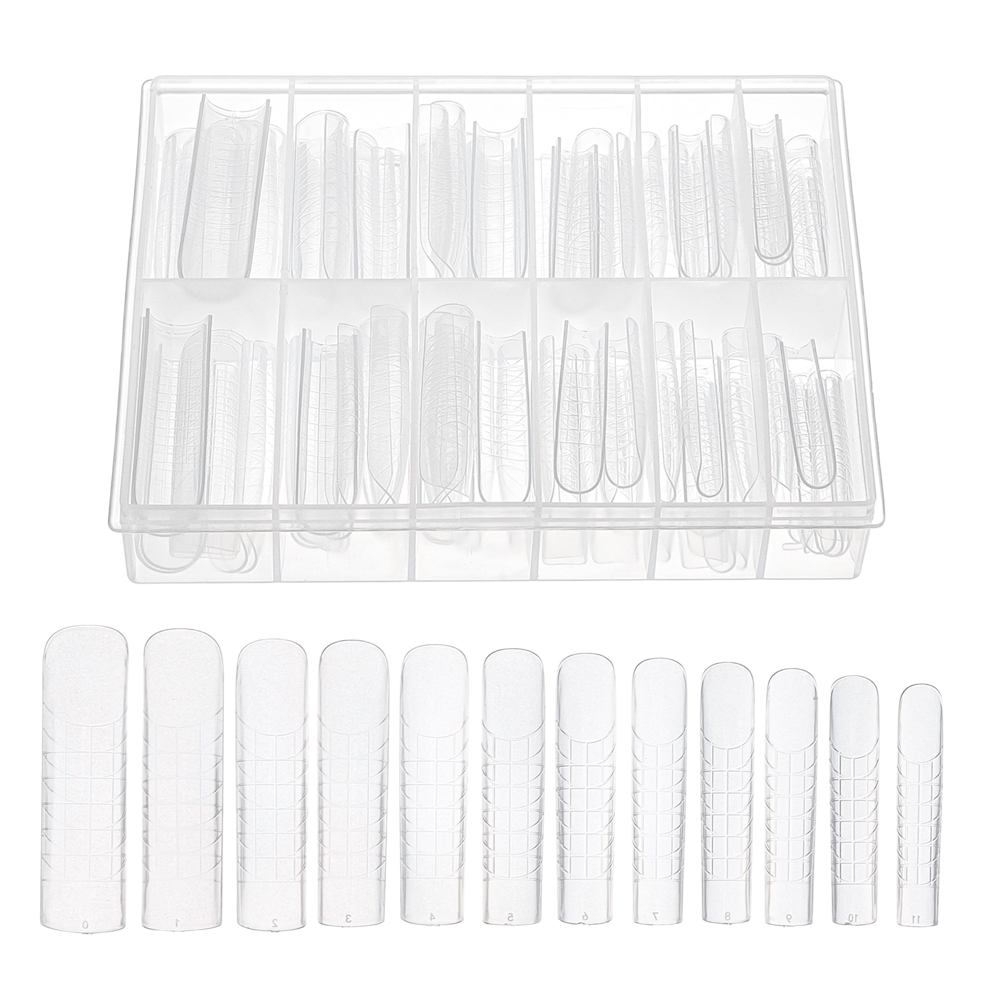 Unique Bargains Scale Faux Crystal Extension Fake Nails 120 Pcs [JM-17]