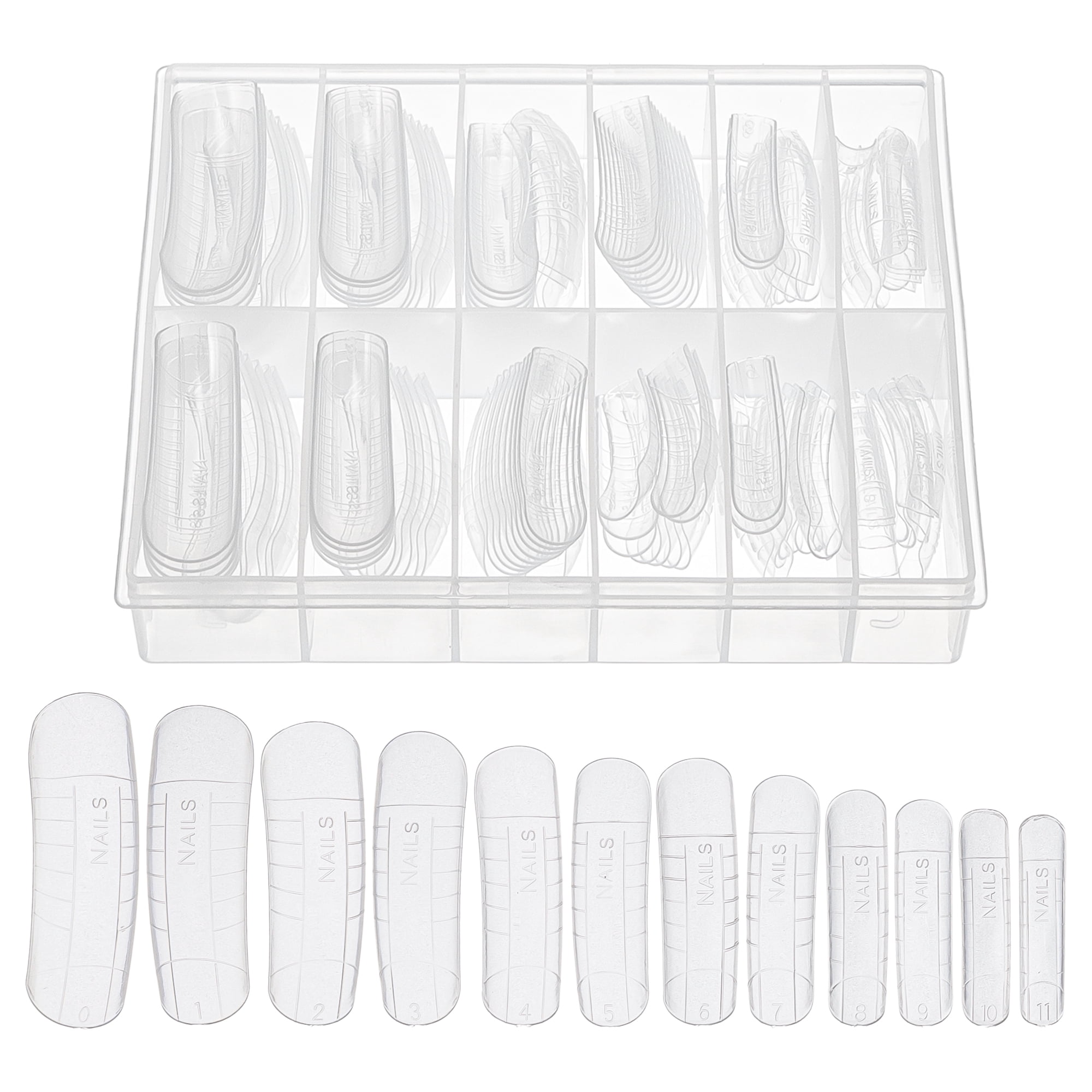 Unique Bargains Scale Faux Crystal Extension Fake Nails 120 Pcs [JM-2]