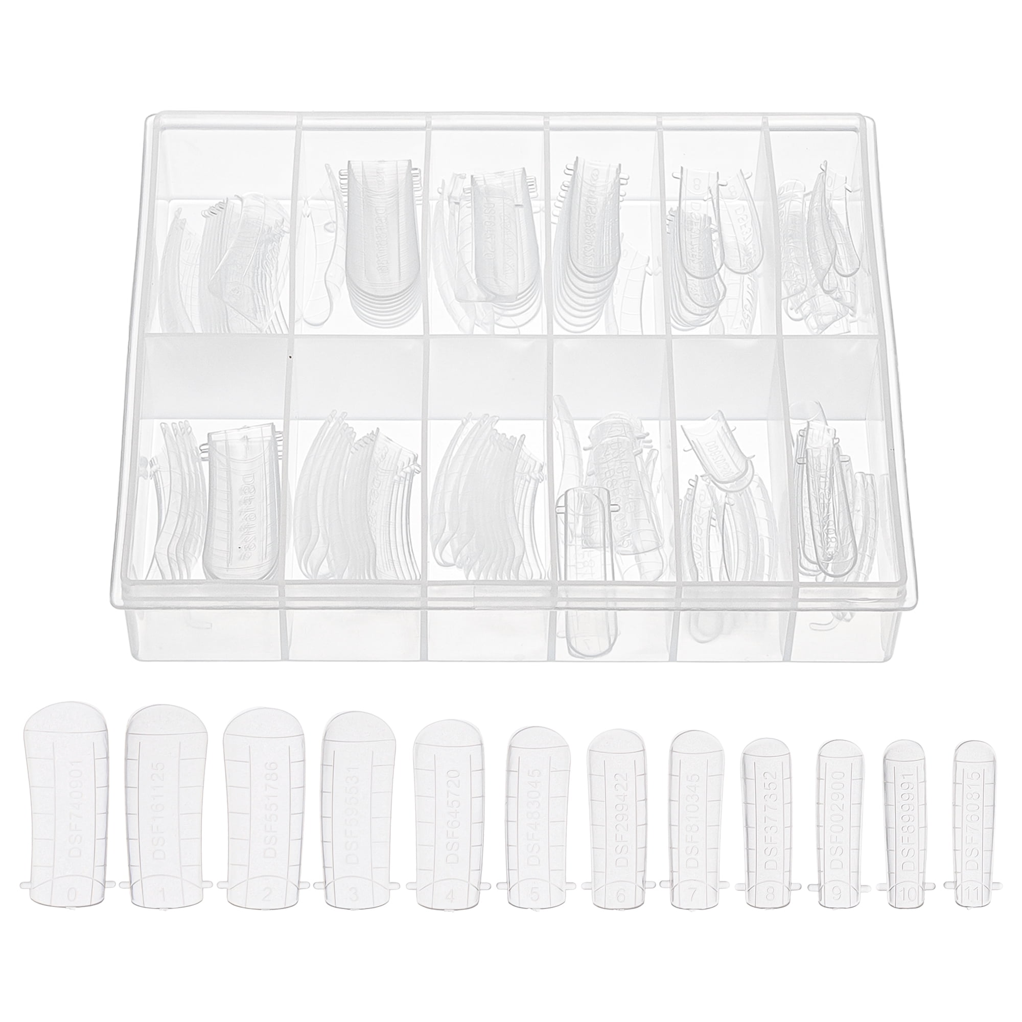 Unique Bargains Scale Faux Crystal Extension Fake Nails 120 Pcs [JM-5]