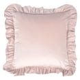 thumbnail image 1 of Unique Bargains Scalloped Square Outdoor Throw Pillow Covers Pink 18" x 18", 1 of 6