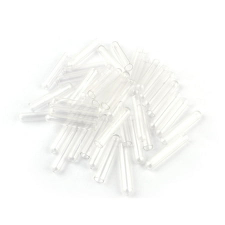 Unique Bargains School Chemical Experiment Disposable Test Tubes Tubing 50Pcs