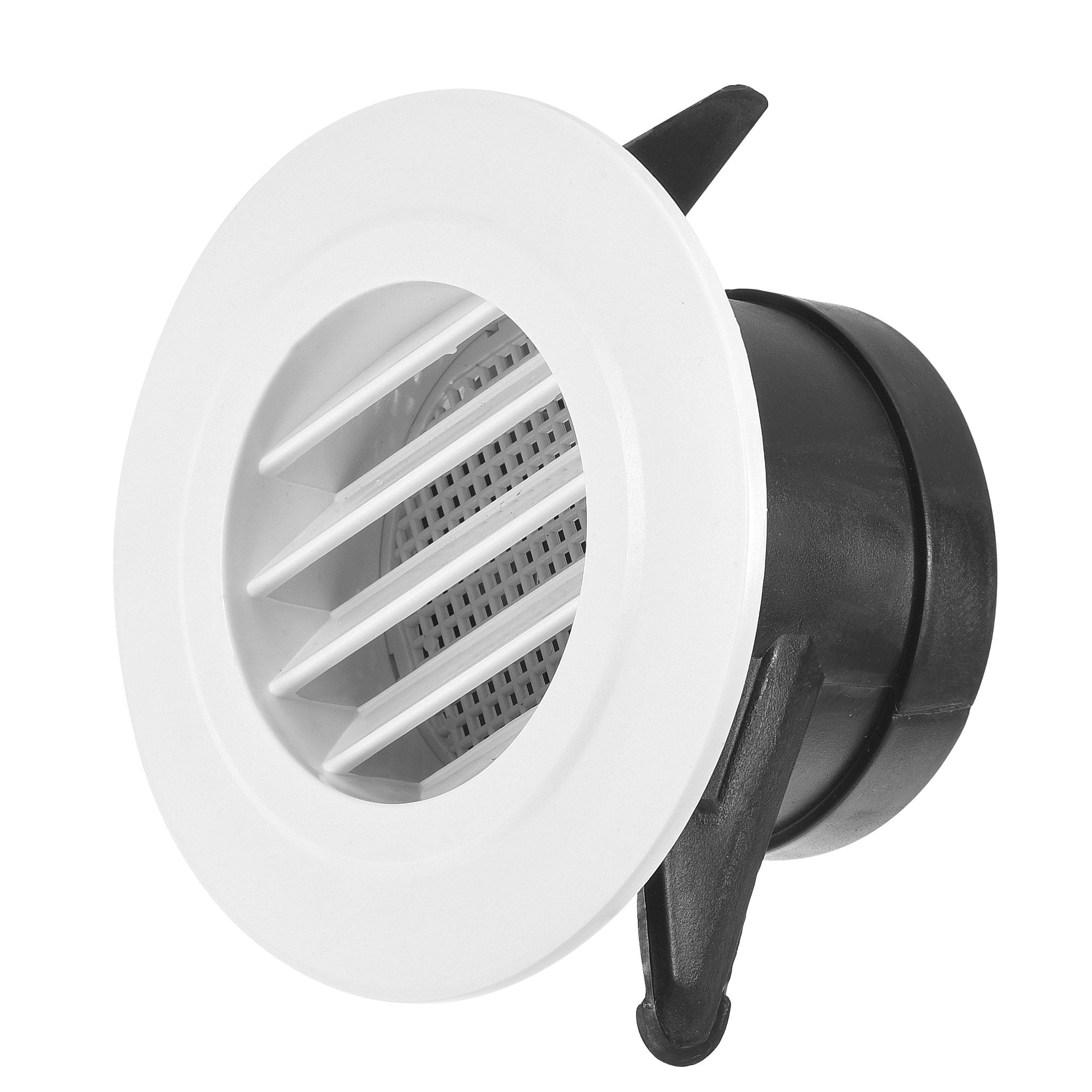 Unique Bargains Screen Grille Cover Slanted Louver Round Air Vent 3