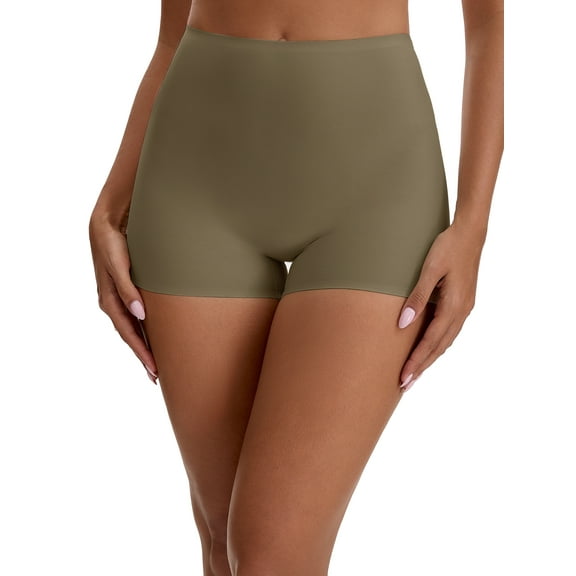 Unique Bargains Seamless Tummy Slimming Control Panties S Brown