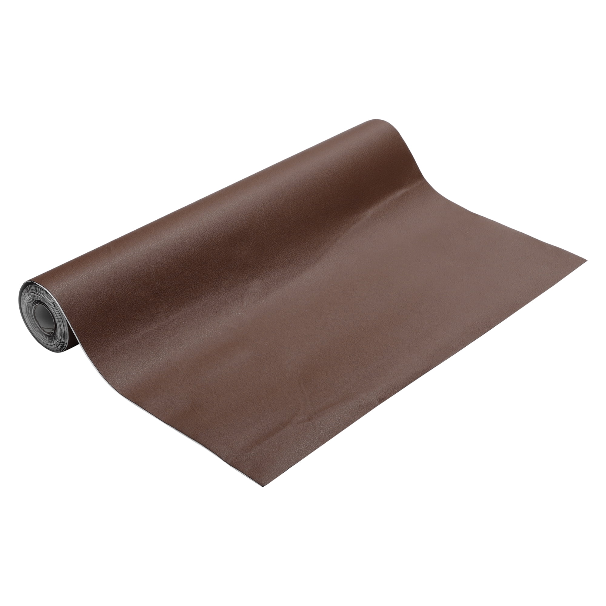 Unique Bargains Self Adhesive Leather Repair Patch Strong Stickiness Leather Repair Tape Leather 1 Pcs Brown 17" x 158"