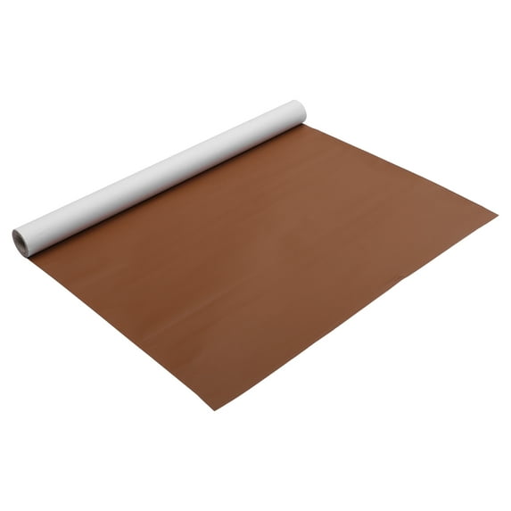 Unique Bargains Self Adhesive Leather Repair Patch Strong Stickiness Leather Repair Tape Faux Leather1 Pcs Coffee 19.6" x 53.9"