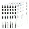 thumbnail image 1 of Unique Bargains Self Adhesive Rhinestone Stickers for Makeup and Decorative Crafts Style A, 1 of 5