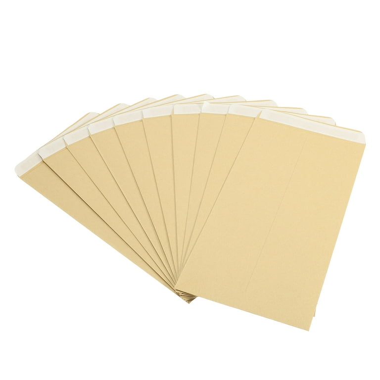 50 Pack Kraft Small Coin Envelopes Self Adhesive Kraft Envelopes