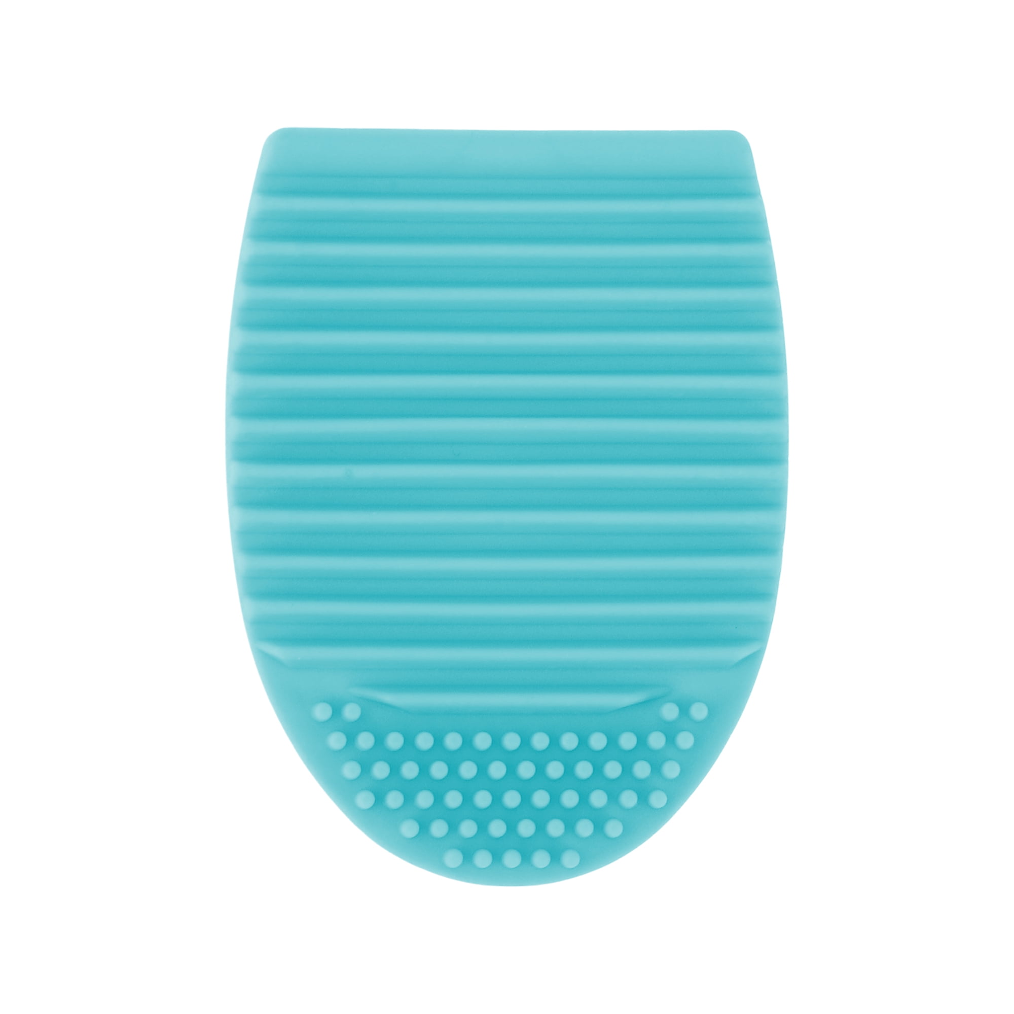 Unique Bargains Semi-oval Makeup Brush Cleaner Lake Blue