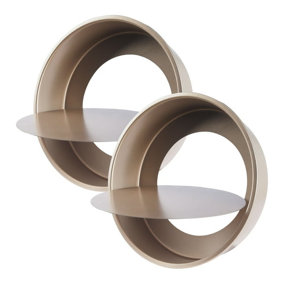 Unique Bargains Set of 3 Baking Sheet Pan Cookie Sheets Gold 10.2*10.2*2.8in