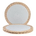 thumbnail image 1 of Unique Bargains Set of 4 Placemats for Dining Table Decor Table Mats Light Gray 14x14in, 1 of 7