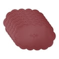 thumbnail image 1 of Unique Bargains Set of 6 Leather Waterproof Placemats for Kitchen Dining Table Wine Red, 1 of 6