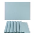 thumbnail image 1 of Unique Bargains Set of 6 Placemats for Kitchen Dining Table Decor Washable Blue, 1 of 7