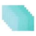 thumbnail image 1 of Unique Bargains Set of 6 Rectangle Placemats for Table Decor Lake Blue 17.7x11.8inch, 1 of 6