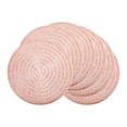 thumbnail image 1 of Unique Bargains Set of 6 Rustic Woven Placemats for Dining Table Decor Indoor Rose Gold, 1 of 6