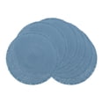 thumbnail image 1 of Unique Bargains Set of 6 Woven Placemats for Kitchen Use Blue 15x15inch, 1 of 6