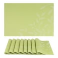 thumbnail image 1 of Unique Bargains Set of 8 Farmhouse Washable Placemats Indoor Kitchen Table Mat Green, 1 of 6