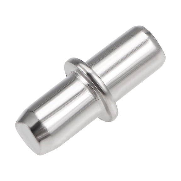 Unique Bargains Shelf Bracket Pegs 5x16mm Stainless Steel Cylindrical Shape Shelf Holder Support Pins for Furniture Bookcase 20Pcs