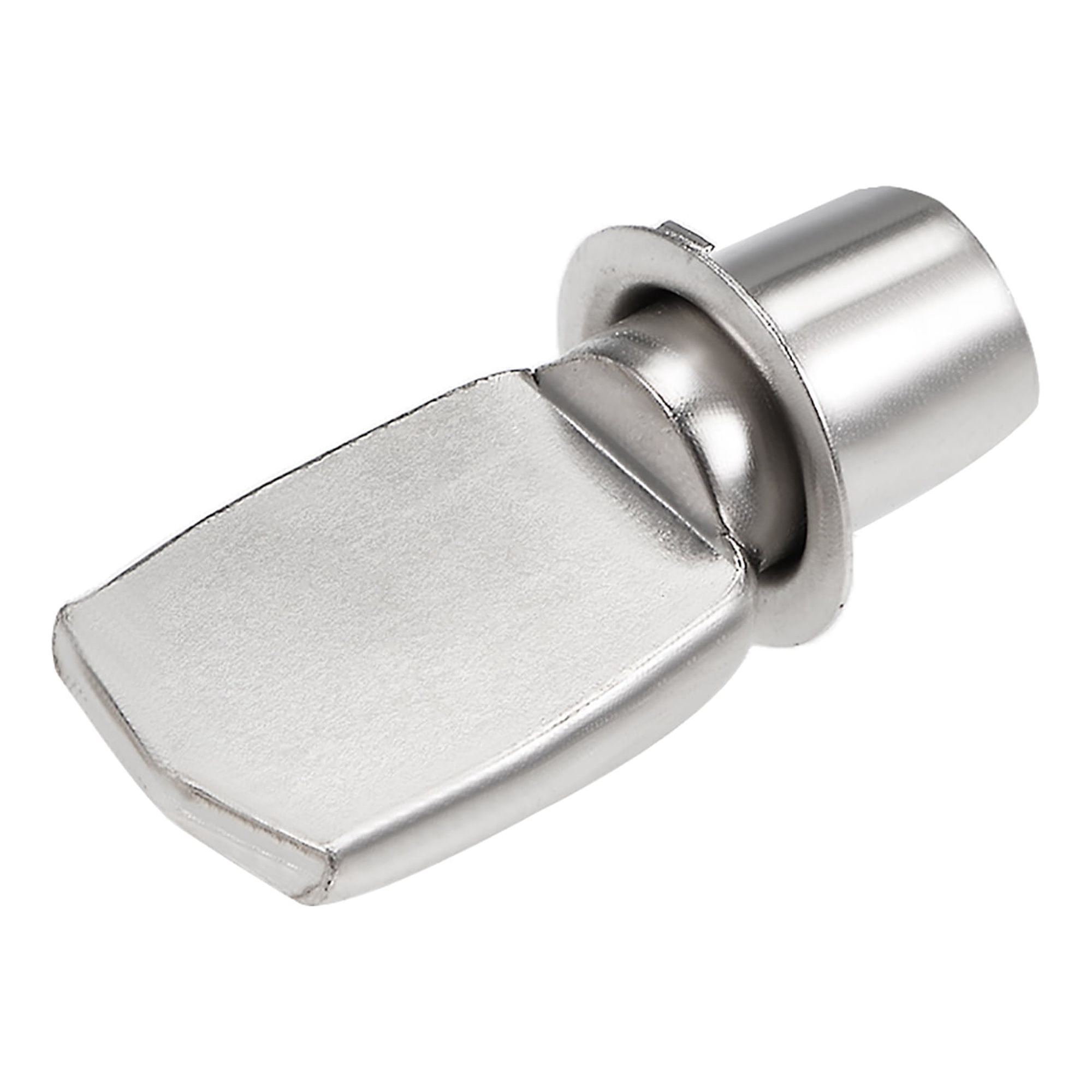Unique Bargains Shelf Bracket Pegs 7x25mm Nickel Plated Flat Spoon Shape Shelf Holder Support Pins with Mounting Nuts 100Pcs