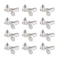 thumbnail image 1 of Unique Bargains Shelf Support Peg,6mm L Support,Furniture Shelf,Bracket Peg with Pin,for Kitchen Furniture Book Shelve,Silver Tone 100Pcs, 1 of 3