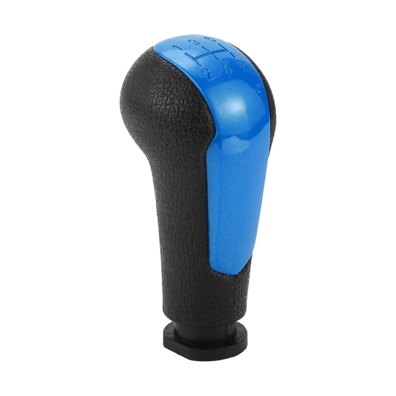 Unique Bargains Shift Knob 5 Speed Manual Stick Shifter Knob for Chevrolet Spark 2011-2016 Plastic Blue Black