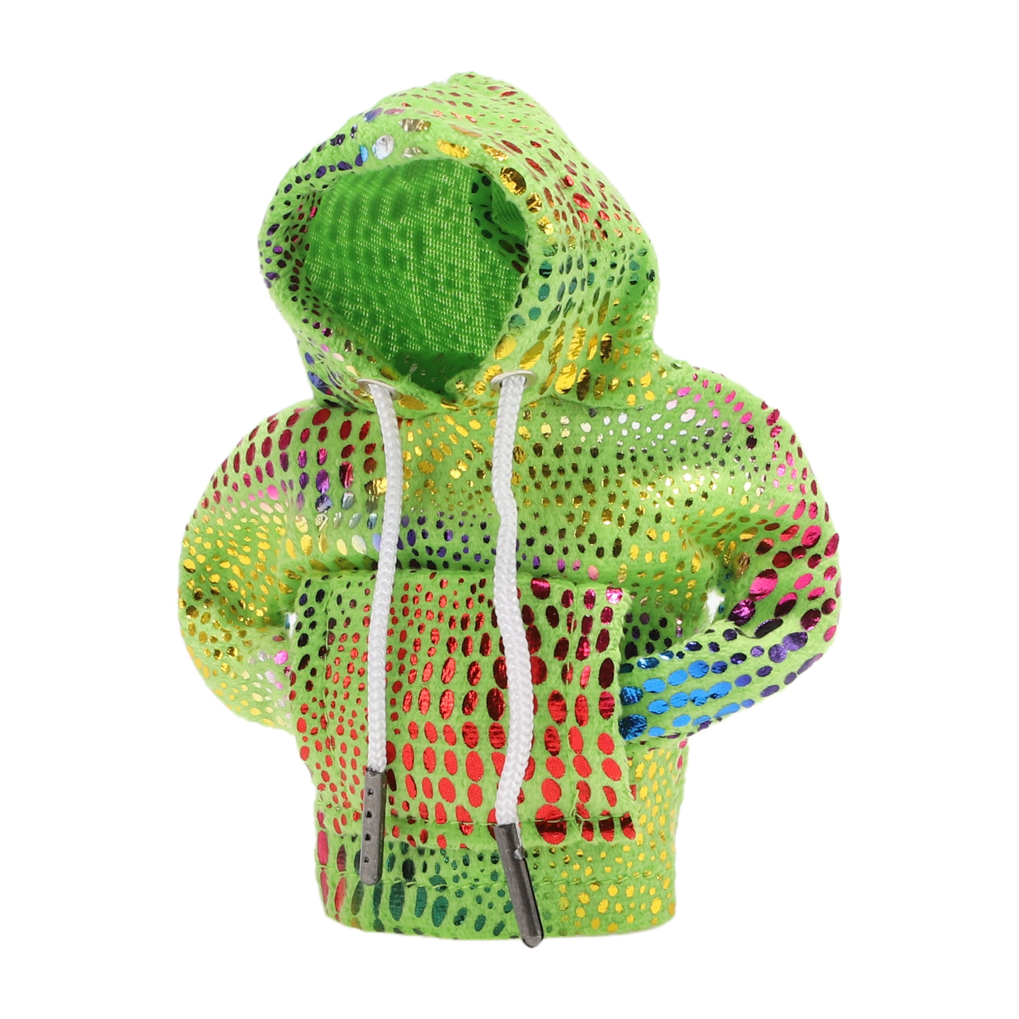 Unique Bargains Shift Knob Cover Reflective Gearstick Hoodie for Car RV Truck Green