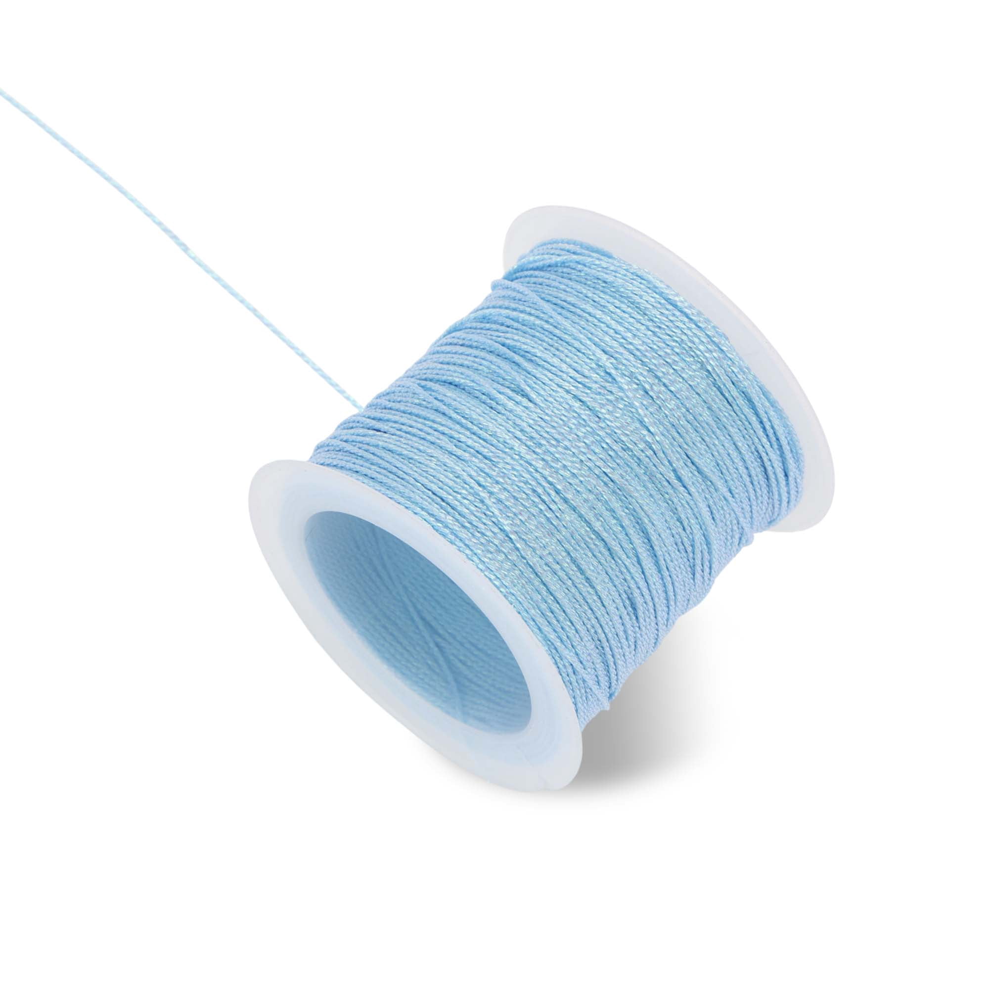 Unique Bargains Shiny String for Sewing Crafts Green