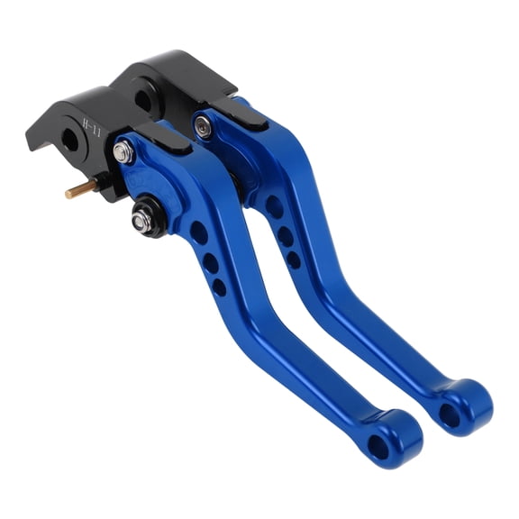 Unique Bargains Short Brake Clutch Levers for Ducati Monster 1200/S/R 2014-2020 Adjustable Motorcycle Handlebar Brake Lever Aluminum Alloy Blue 1 Pair