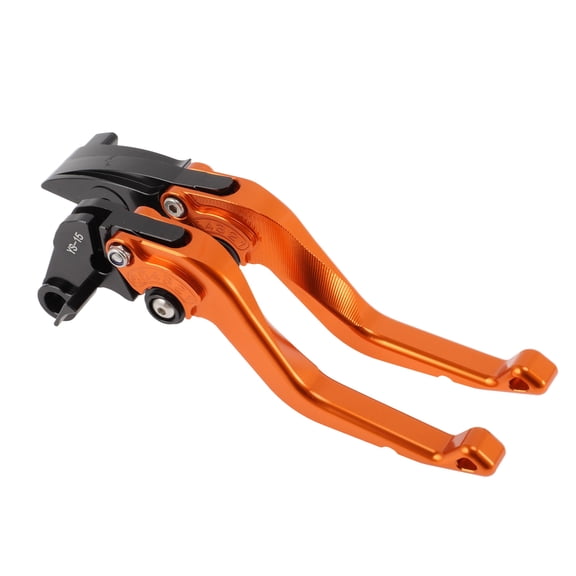 Unique Bargains Short Brake Clutch Levers for Honda CBR600RR 2003-2006 6 Position Adjustable Motorcycle Handlebar Brake Lever Aluminum Alloy Orange 1 Pair
