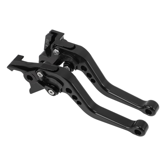 Unique Bargains Short Brake Clutch Levers for Kawasaki Z650 2017-2023 6 Position Adjustable Motorcycle Handlebar Brake Lever Aluminum Alloy Solid Black 1 Pair