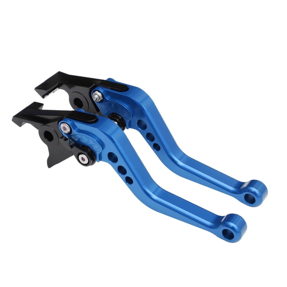 Unique Bargains Short Brake Clutch Levers for Kawasaki ZX-9R/ZX-9 1994-1997 6 Position Adjustable Motorcycle Handlebar Brake Lever T6 6061 Aluminum Alloy Blue 1 Pair