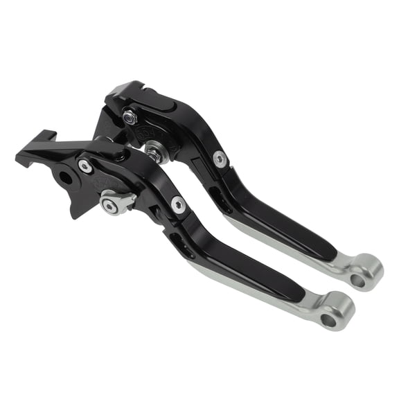 Unique Bargains Short Long Brake Clutch Levers for Honda NC700/NC750 S/X 16-20 Adjustable Motorcycle Handlebar Brake Lever Aluminum Alloy Black Handle Titanium End