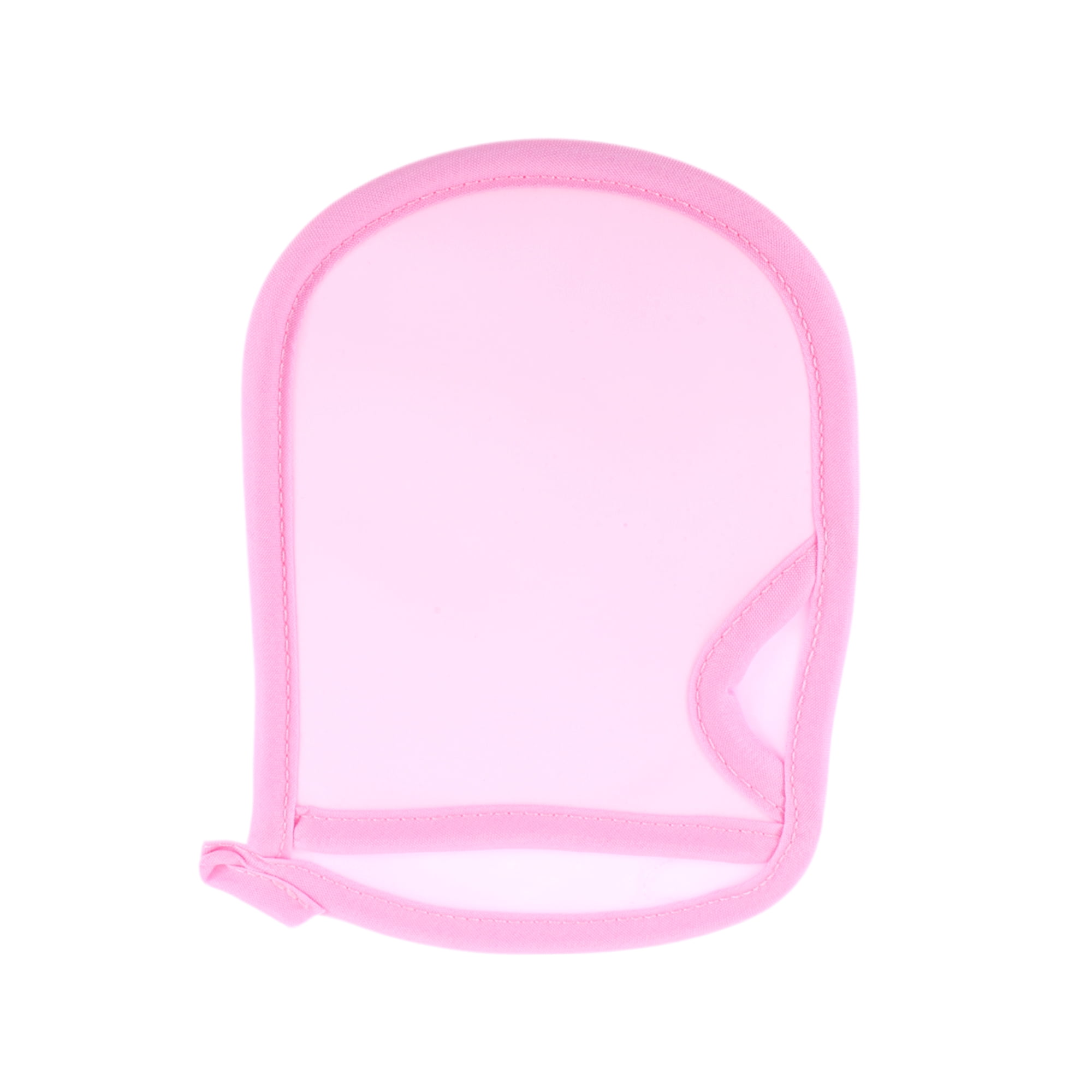 Unique Bargains Shower Gloves Body Scrubber for Bathroom 7.08"x5.11" 1 Pc Pink