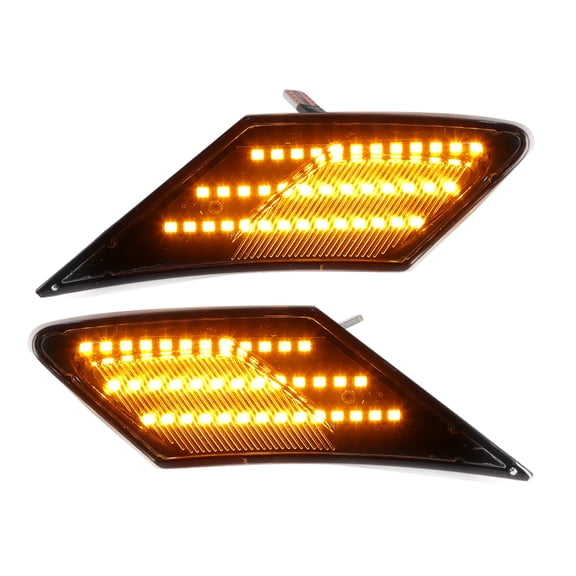 Unique Bargains Side Fender Marker Light for Scion FR-S 2013-2016 Amber LED Side Fender Repeater Light Housing Front Left/Front Right Turn Signal Lamp Replacement