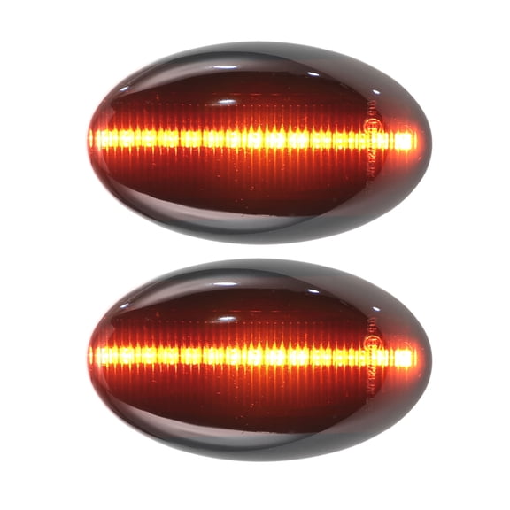 Unique Bargains Side Fender Marker Light for Subaru Impreza MK2 GD 00-07 Amber LED Side Fender Repeater Light Housing Turn Signal Lamp Replacement ABS 2pcs