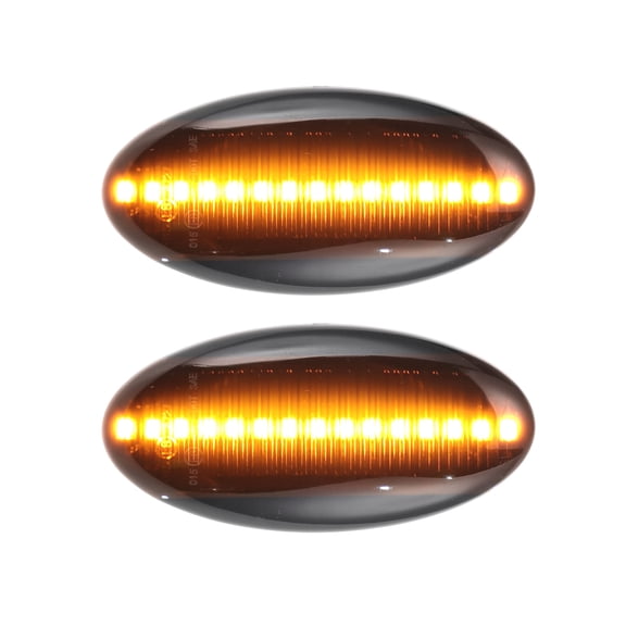 Unique Bargains Side Fender Marker Light for Subaru Impreza G12 08-11 LED Side Fender Repeater Light Housing Turn Signal Lamp Replacement ABS 2 pcs