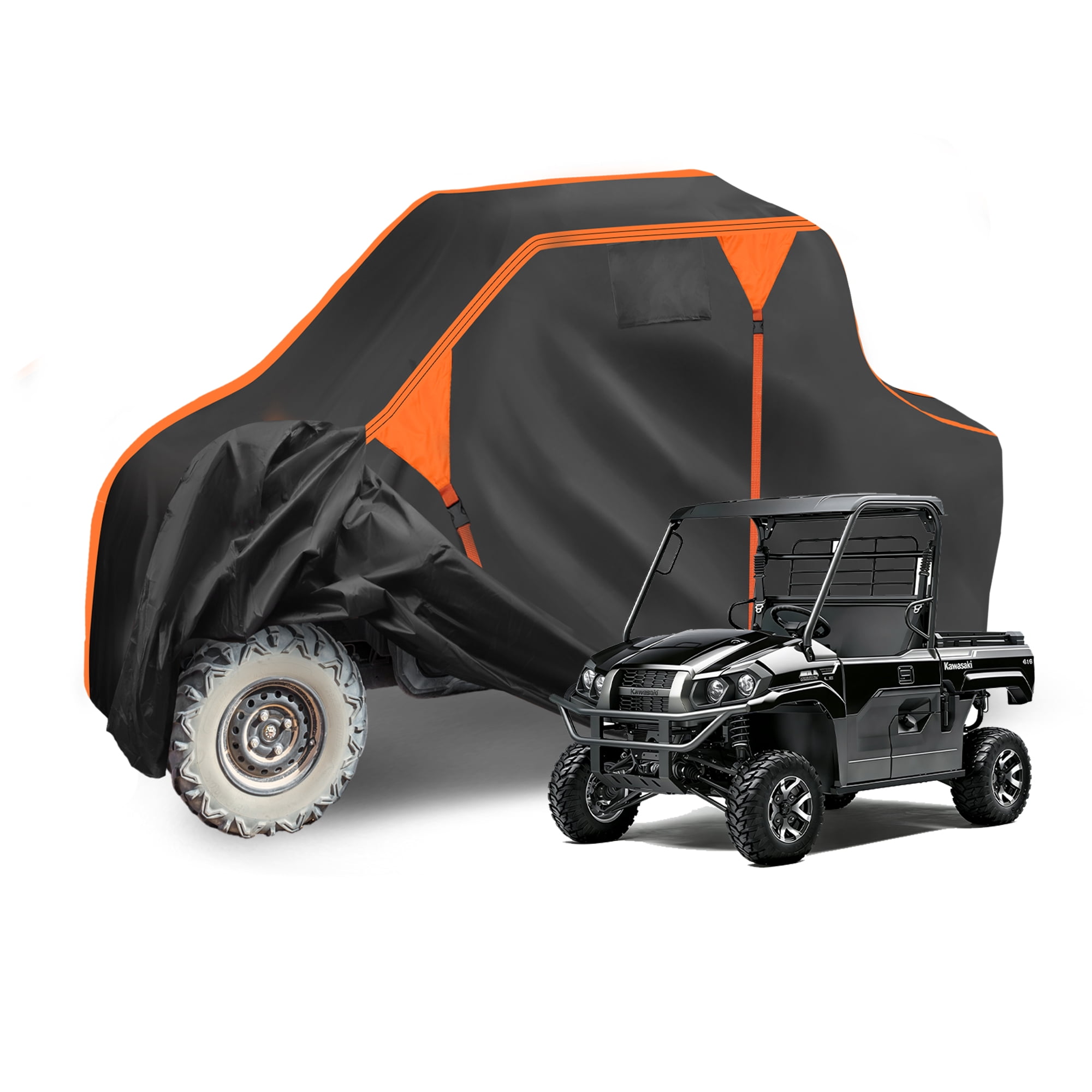 Unique Bargains Side by Side UTV Cover 210D-PU for Kawasaki MULE PRO-MX LE 2019-2025