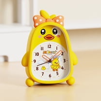 Unique Bargains Silent Non-Tick Alarm Clock Yellow Umbrella 4.1"L x 1.6"W x 5.5"H