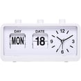 thumbnail image 1 of Unique Bargains Silent Non Tick Clock White 7.8"L x 1.9"W x 3.7"H, 1 of 8