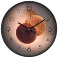 thumbnail image 1 of Unique Bargains Silent Non Ticking Battery Operated  Wall Clock Black Pattern 4, 1 of 6