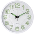 thumbnail image 1 of Unique Bargains Silent Non Ticking Battery Operated Wall Clock White, 1 of 6