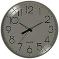 thumbnail image 1 of Unique Bargains Non-Ticking Modern Battery Operated Wall Clock Grey, 1 of 6