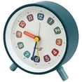 thumbnail image 1 of Unique Bargains Silent Operation Mechanical Alarm Clock Green 3.7"L x 1.7"W x 4.1"H, 1 of 5